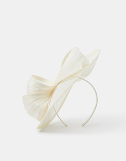 Loop Disc Fascinator Ivory