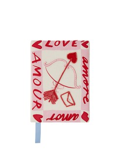 Beaded Cupid Notebook