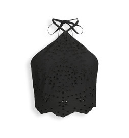 Michelle Keegan Cutwork Halter Top - Black €38 at Very.ie