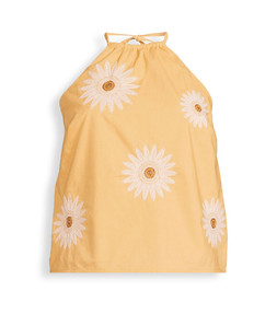 Michelle Keegan Embroidered Halter Top - Yellow €38 at Very.ie