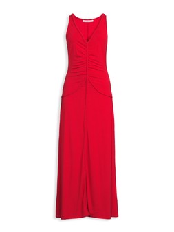 Michelle Keegan Plait Detail Jersey Midaxi Dress - Red €58 at Very.ie