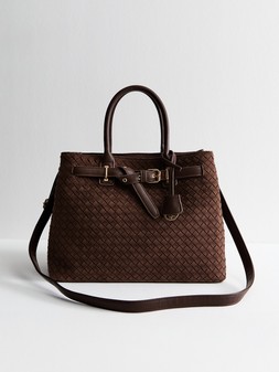 New Look Faux Suede Triple Compartment Tote Bag €40 at Very.ie