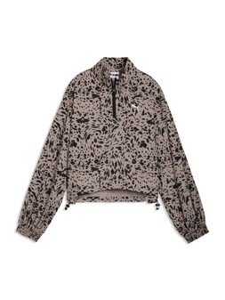 Puma Womens Essential Graphic Animal Relaxed Woven Half-Zip €80 at Very.ie
