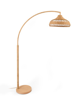 The Very Collection Arched Rattan Floor Lamp €179.99