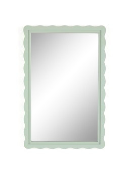 The Very Collection Green Scalloped Edge Mirror 40x60cm €53.99 at Very.ie