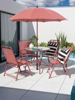 The Very Collection Santa Rosa 6-Piece Dining Set - Rust €219 at Very.ie