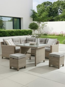 The Very Collection Sarasota Compact Corner Dining Set €1479 at Very.ie
