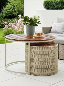 The Very Collection Tenby Nesting Tables (Set of 2) €144.99 at Very.ie