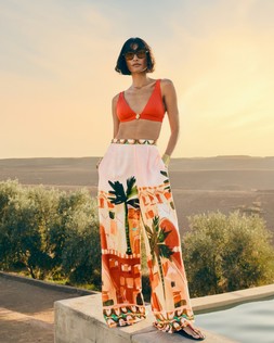 The Very Collection Top €22, Trousers €45, Sunglasses €207 by Very.ie