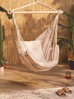 Vonhaus Seville Hanging Chair - Cream €49.99 at Very.ie