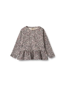 WKMNB Very - Wheat Girls Carolina Long Sleeve Peplum Tshirt - Purple £30