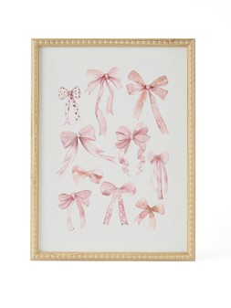 WQP4O The Very Collection Bow Framed Wall Art £12