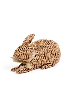 WRF1L Very Home Lying down faux rattan rabbit £16