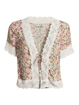 WSP7G The Very Collection Floral Lace Top £25