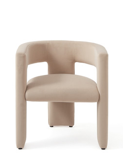 WSYQR The Very Collection Nell Velvet Dining Chair Taupe £159