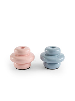 WZFFM The Very Collection Set of 2 Softscape Ceramic Candlestick Holders £15