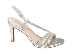Deichmann Silver Gem Detail High Heel