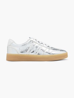 Deichmann Graceland Silver Trainers £24.99 11025173