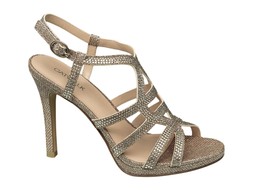 Deichmann Strappy Gold Heeled Sandal