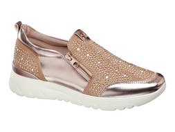Rose gold trainers