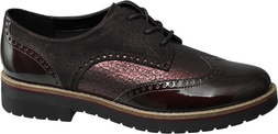 Metallic Lace-Up Brogue