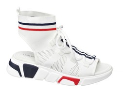 Deichmann White Sporty Sock Sandal