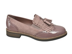 Deichmann Pink Patent Tassel Loafer