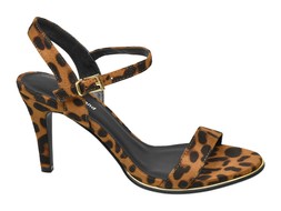 Deichmann Leopard Print Sandal Heel