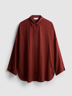PRIMARK BEACH SHIRT BURNT ORANGE £10 €12 $14 RON60 PLN50 CZK310