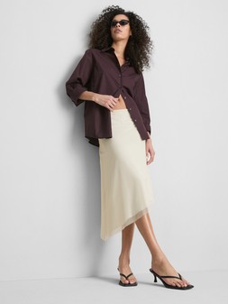PRIMARK BEAD DETAIL ASYM SKIRT, £12, €14, $18, RON70, PLN60, CZK365