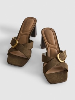 PRIMARK BUCKLE BLOCK MULE, £16, €18, $24, RON90, PLN80, CZK470