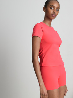 PRIMARK BUTTER TEE CORAL £10 €12 $16 RON60 PLN50 CZK310 (2)