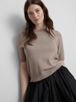 PRIMARK EDIT MERINO TEE, £22, €24, $31, RON120, PLN105, CZK625
