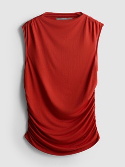 PRIMARK HIGH NECK RUCHED TOP, £8, €10, $14, RON50, PLN43, CZK260 (2)