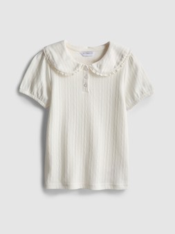 PRIMARK POINTELLE TEE ECRU £6 €8 $11 RON40 PLN34 CZK210