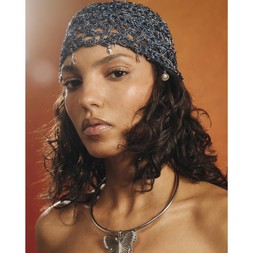 RI Navy Embellished Skull Cap £19