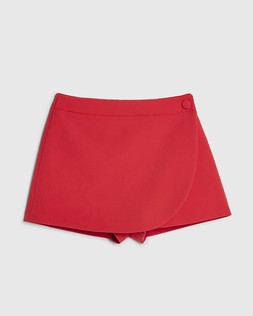RI Red Wrap Button Detail Skort £29