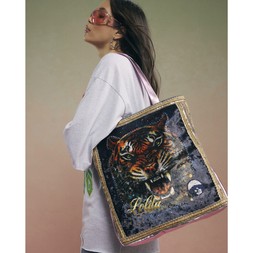 RI YZ Velour Tiger Face Bag £44