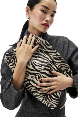 RI Zebra Clutch Bag 2