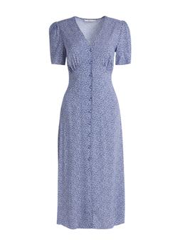 Tu Blue Ditsy Tea Dress, &pound;22