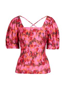 Tu Blurred Print Co-Ord Blouse, &pound;16