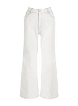 Tu Wide Leg Ecru Jeans, &pound;20