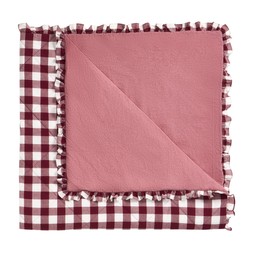 Habitat Berry Quilted Gingham Bedspread 200x220, £50, 7696709 5