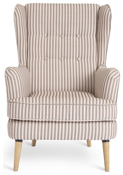 Habitat Callie KD Stripe Armchair Natural & White, £230, 7335022 2