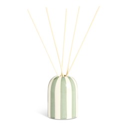 Habitat Green Stripe Bergamot & Ginger Ceramic Large Diffuser 7884401 £12