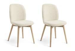 Habitat Laurel Cream Chair Pair 7184039 £250
