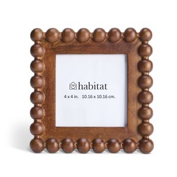 Habitat Mango Wood Bobble Frame 5x5, £10, 7681013 2