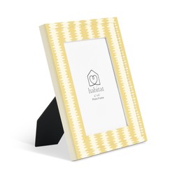 Habitat Printed Frame Mustard 4X6 7742426 £5