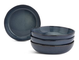 Habitat 4 Piece Reactive Stoneware Pasta Bowls - Navy, £17, 3246373