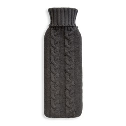 Habitat Dark Grey Chunky Knit Hot Water Bottle 1000ml, £8, 5251108